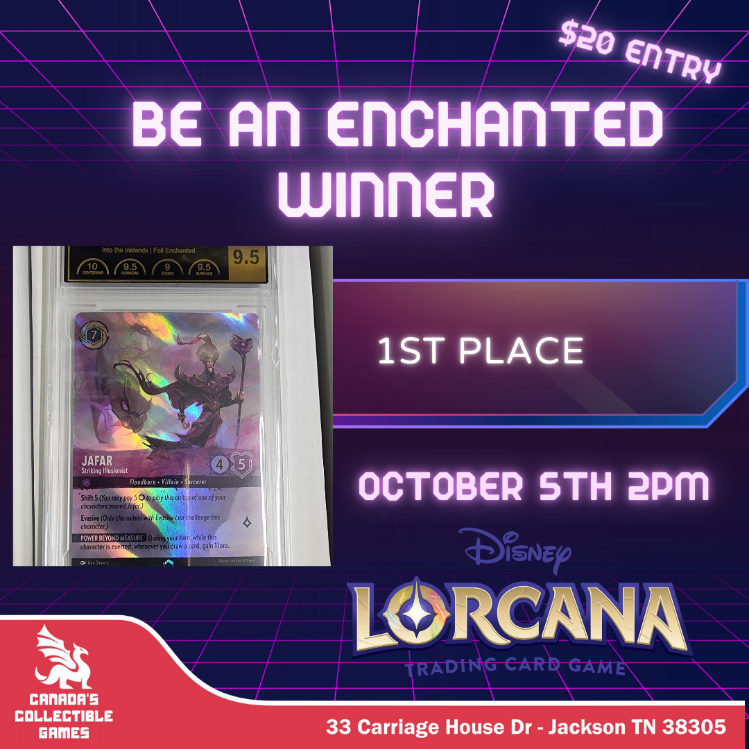 Lorcana Jafar Enchanted Tournament