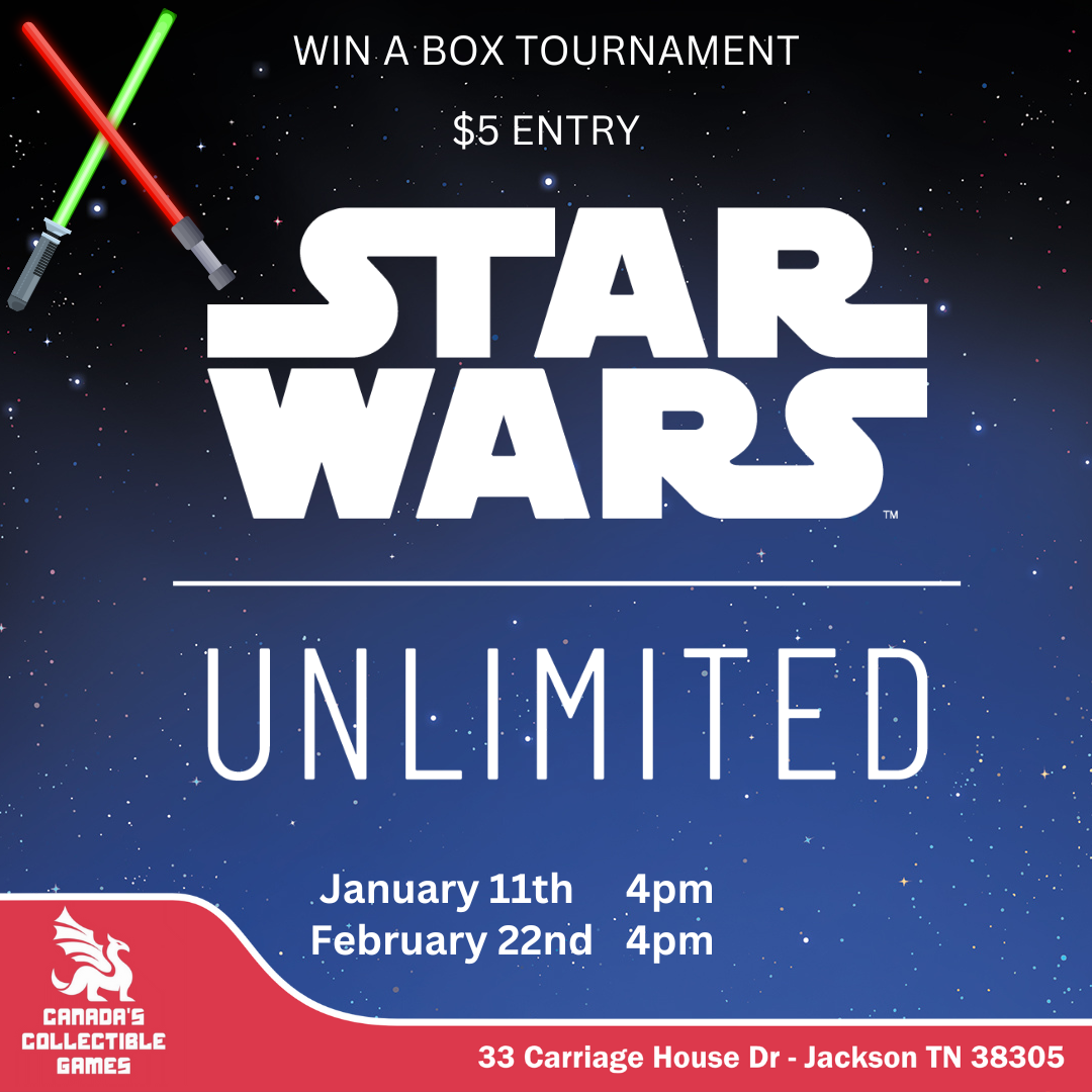 Star Wars Unlimited Win a Box Tournament