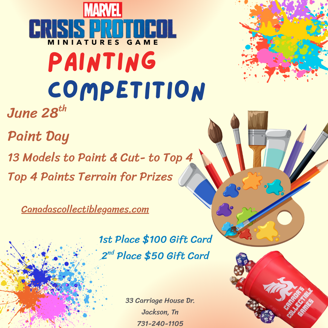 MARVEL CRISIS PROTOCOL PAINTING COMPETITION