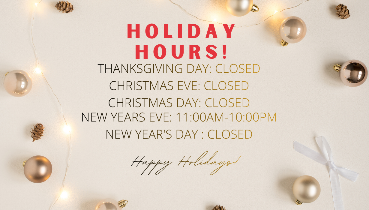 Holiday Hours