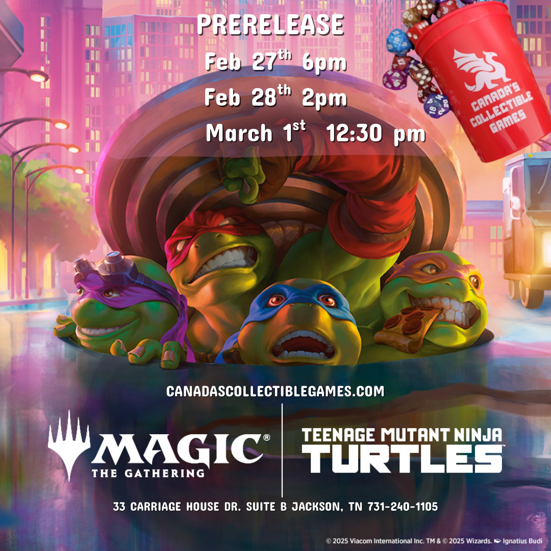 Teenage Mutant Ninja Turtles Magic: The Gathering prerelease