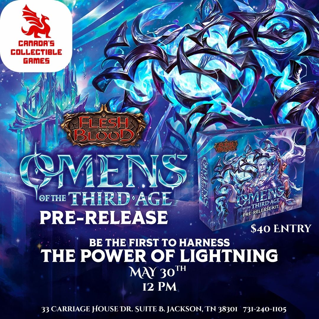 Flesh and Blood: Omens of the Third Age Pre-Release Event