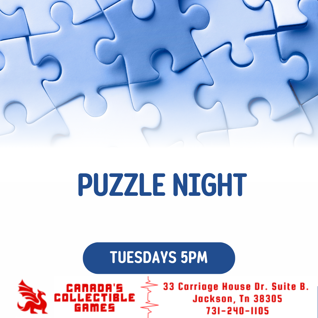 Puzzle Night at Canada's Collectible Games