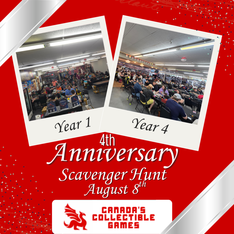 HAppy 4th Anniversary Scavenger Hunt