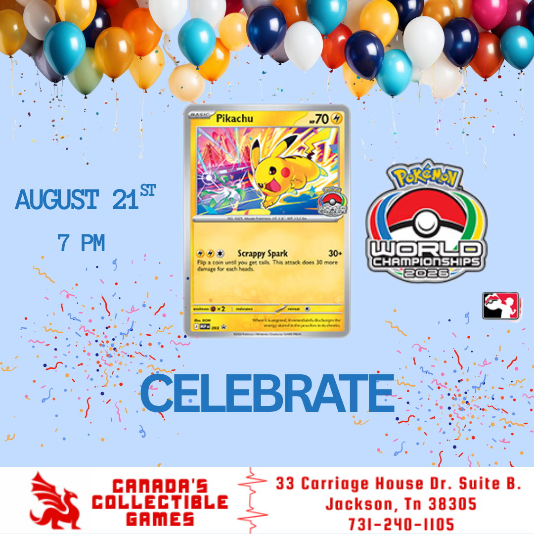 Celebrate Worlds 2026 at Canada's Collectible Games