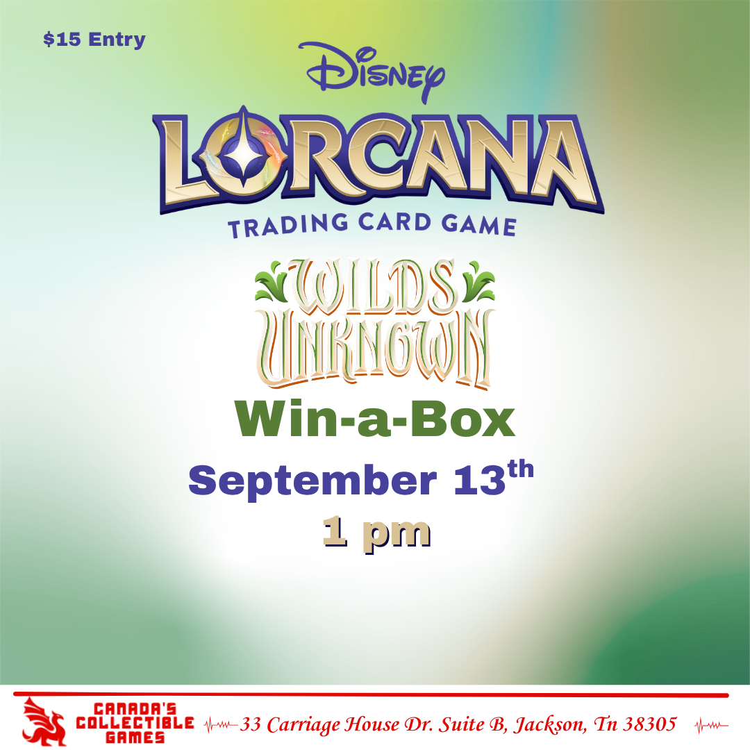 Lorcana Win-a-box Tournament- Wilds Unknown