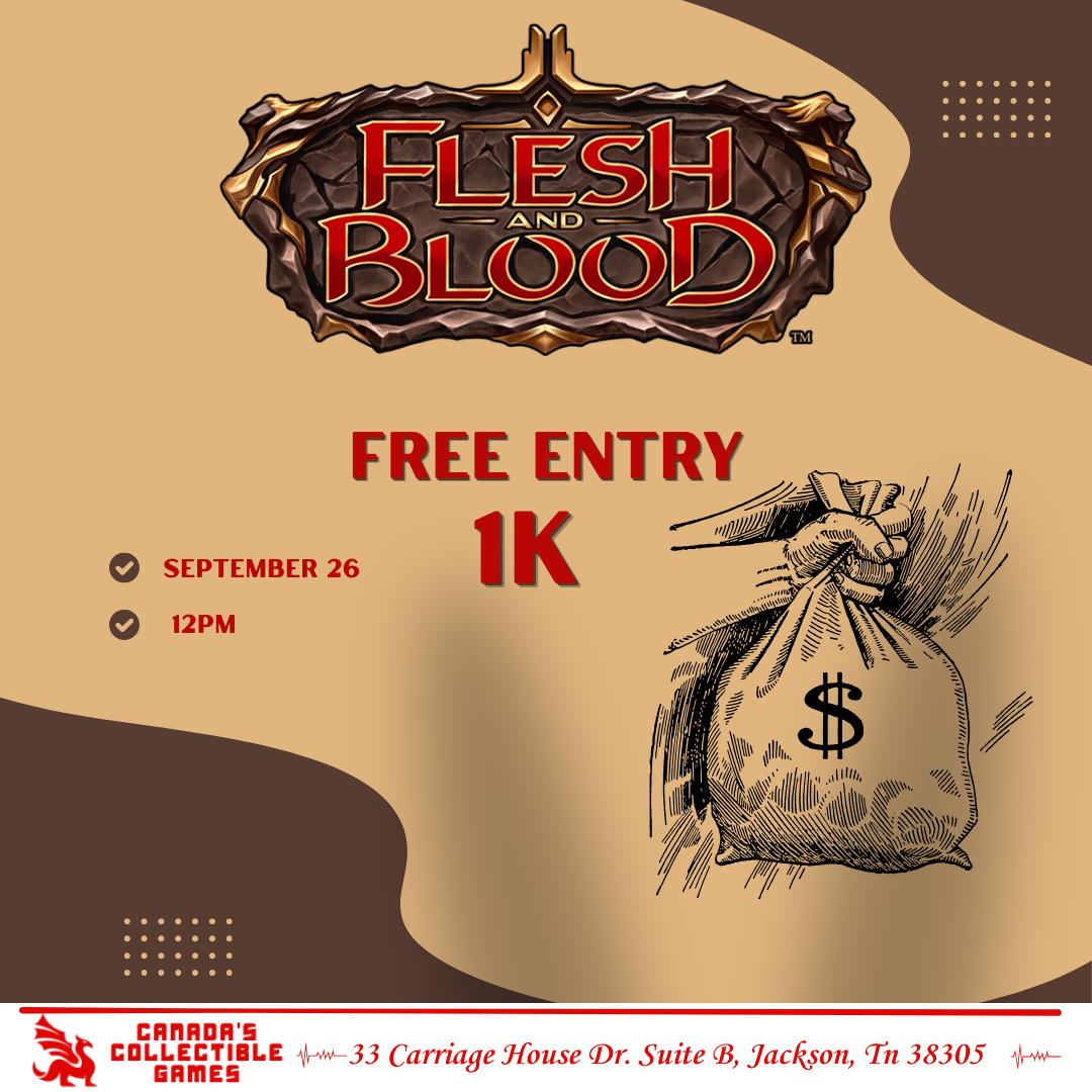 Free Entry 1K Flesh and Blood Tournament